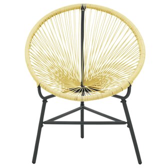 Tuinstoel Acapulco poly rattan beige 3