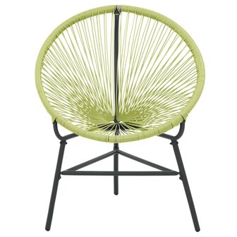 Tuinstoel Acapulco poly rattan groen 3