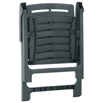 Tuinstoelen 2 st kunststof groen 6