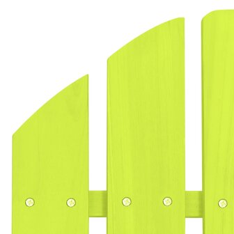 Tuinstoel Adirondack met voetenbank massief vurenhout groen 6