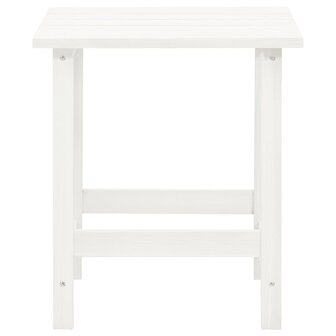 Tuinstoel Adirondack met tafel massief vurenhout wit 9