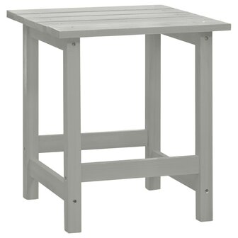 Tuinstoel Adirondack met tafel massief vurenhout grijs 8