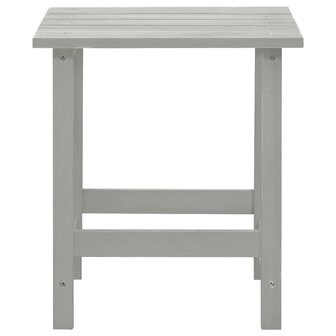 Tuinstoel Adirondack met tafel massief vurenhout grijs 9