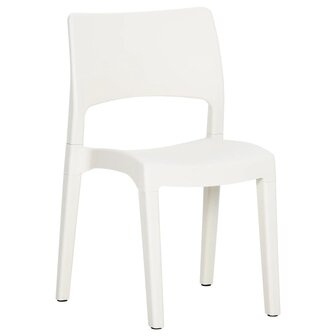 Tuinstoelen 2 st polypropeen wit 3