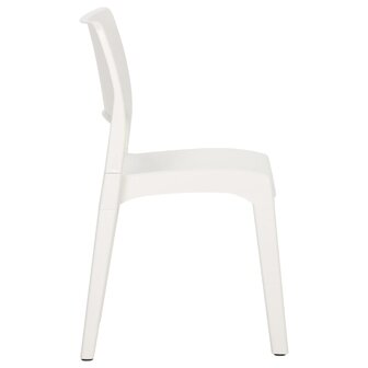 Tuinstoelen 2 st polypropeen wit 5
