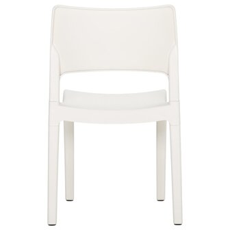 Tuinstoelen 2 st polypropeen wit 6