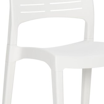 Tuinstoelen 2 st polypropeen wit 9
