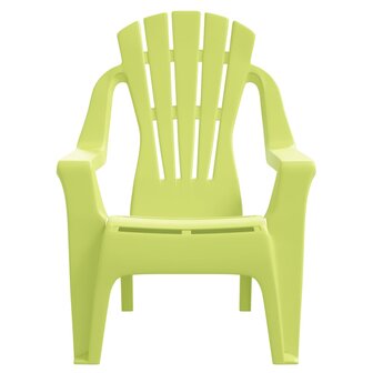 Kindertuinstoelen 2 st hout-look 37x34x44 cm polypropeen groen 4