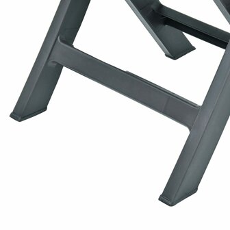 Tuinstoelen inklapbaar 2 st kunststof groen 8