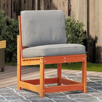 Tuinstoel 50,5x55x77 cm massief grenenhout wasbruin 1
