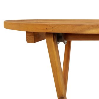 Tuintafel inklapbaar 70 cm massief acaciahout 8