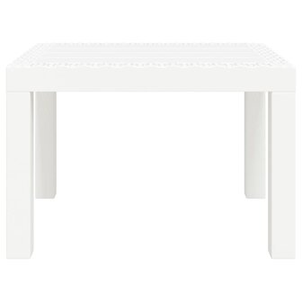 Tuintafel 59x47x40 cm PP wit 3