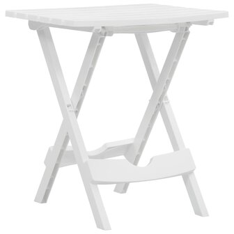 Tuintafel inklapbaar 44,5x38,5x50 cm wit 1