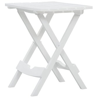 Tuintafel inklapbaar 44,5x38,5x50 cm wit 2
