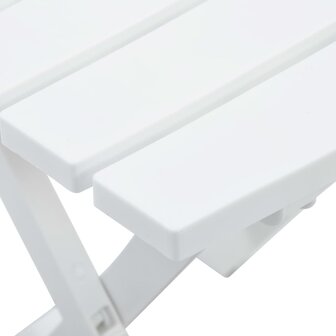 Tuintafel inklapbaar 44,5x38,5x50 cm wit 5