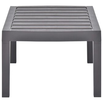 Tuintafel 78x55x38 cm kunststof mokkakleurig 3