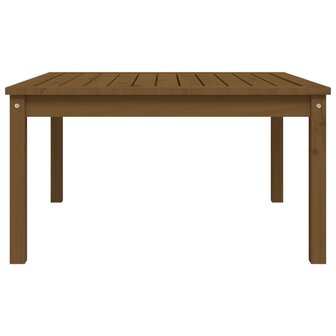 Tuintafel 82,5x82,5x45 cm massief grenenhout honingbruin 5