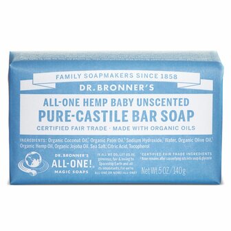 Blok Zeep Dr Bronner&amp;apos;s Baby 140 g 1