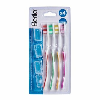 Tandenborstel Geel Blauw Rood Groen (12 Stuks) 3