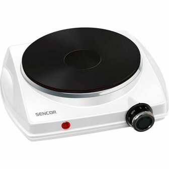 Elektrische Kookplaat Sencor SCP 1503WH-EUE4 Wit Zwart 1500 W 1