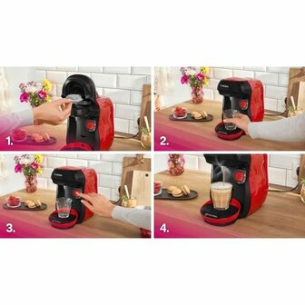 Capsule Koffiemachine BOSCH TAS103E Zwart rouge 1400 W 700 ml 4