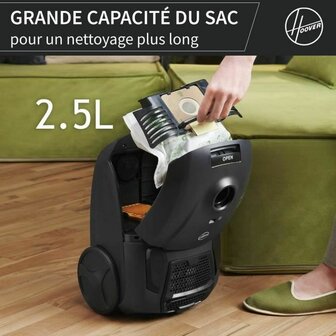 Stofzuiger Hoover HE120PET 011 Zwart Grijs 700 W 4