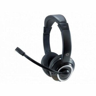 Hoofdtelefoon met microfoon Conceptronic POLONA02B Zwart 1