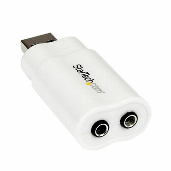 Externe Geluidskaart USB Startech ICUSBAUDIO Wit 3