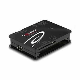Kaartlezer Extern DELOCK 91007 Zwart 1