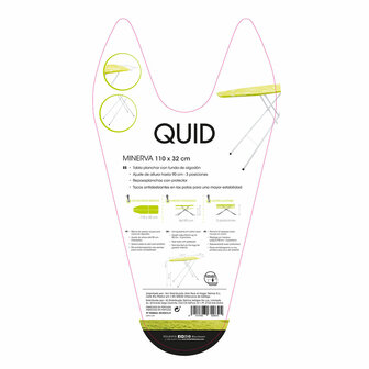 Strijkplank Quid Minerva Multicolour Metaal 110 x 32 cm 4