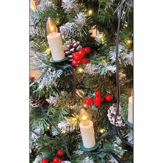 Kerstkrans Home ESPRIT Wit PVC Kerst herten 2