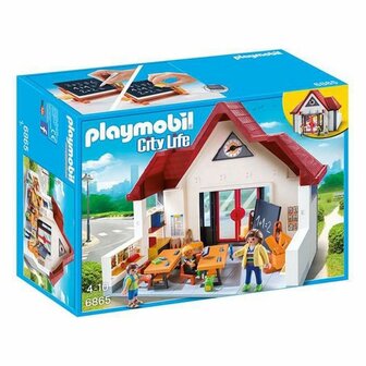 Playset Playmobil 6865 - City Life - School with Classroom 1