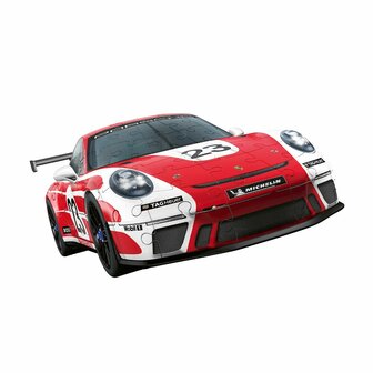 3D puzzel Porsche 911 GT3 Cup Salzburg 152 Onderdelen 2