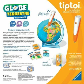 Interactieve Wereldbol Ravensburger (FR) Plastic 5