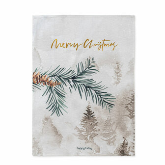 Keukendoek HappyFriday XMAS Multicolour 70 x 50 cm 15 x 1 x 38 cm (2 Onderdelen) 3