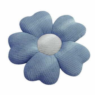 Kussen Versa Blauw Bloem 48 x 48 cm 1