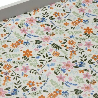 Dienblad Versa Hout MDF 24 x 4,5 x 34 cm Blommor 2