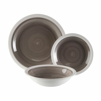 Serviesset Versa Legrand Grijs 26,5 x 26,5 cm 18 Onderdelen 1