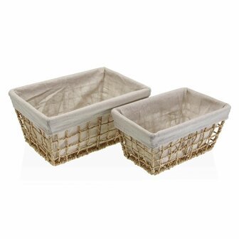 Wasmand Versa Nadir Bruin Zeealgen 22 x 15 x 32 cm 1