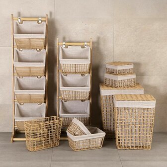 Wasmand Versa Nadir Bruin Zeealgen 22 x 15 x 32 cm 2