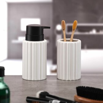 Tandenborstelhouder Versa Wit Keramisch 2