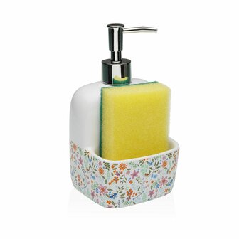 Zeepdispenser Versa Keramisch Blommor 9,4 x 17,8 x 10,5 cm 1
