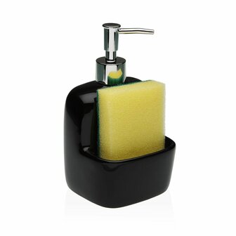 Zeepdispenser Versa Zwart Keramisch 9,4 x 17,8 x 10,5 cm 1