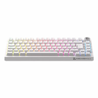 Draadloos toetsenbord Newskill NS-KB-PYROSPRO-IV Wit QWERTY 2