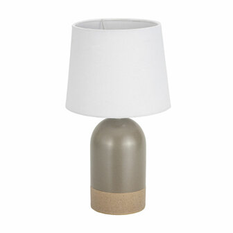 Bureaulamp Versa Duo Linnen Keramisch 40 W 18 x 32,5 cm 1