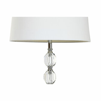 Vloerlamp Home ESPRIT Wit Zilverkleurig 50 W 220 V 35 x 35 x 150 cm (3 Onderdelen) 3