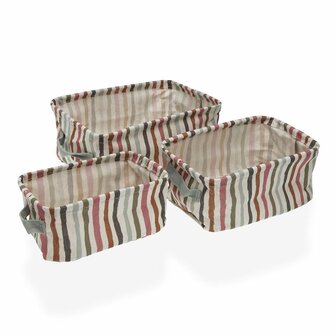 Mandenset Versa Ligne Textiel 18 x 14 x 28 cm 1