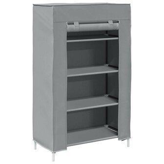 Schoenenkast 60,5x30x97 cm vliesvlies grijs 2