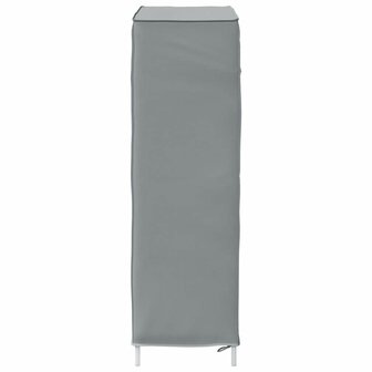 Schoenenkast 60,5x30x97 cm vliesvlies grijs 8