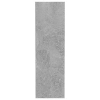 Wandschoenenkast 80x18x60 cm bewerkt hout betongrijs 5